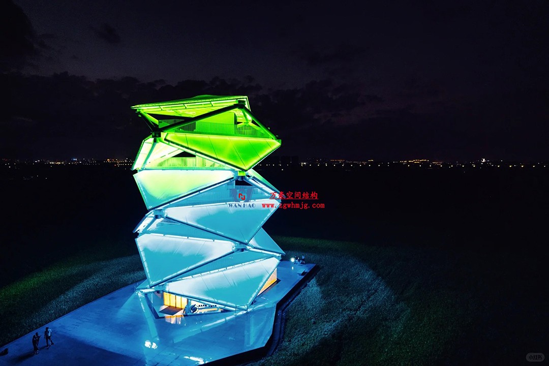 創意與藝術美感兼具的鋼膜結構建筑