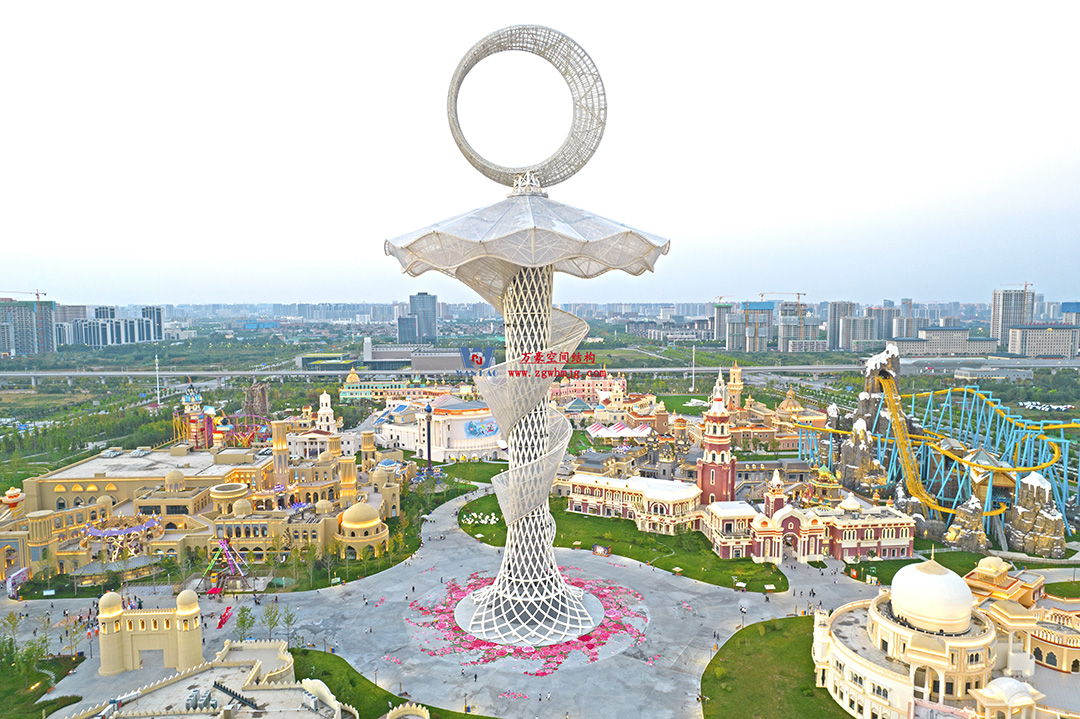 ETFE膜結構地標塔—以愛之名，點亮絲路歡樂世界