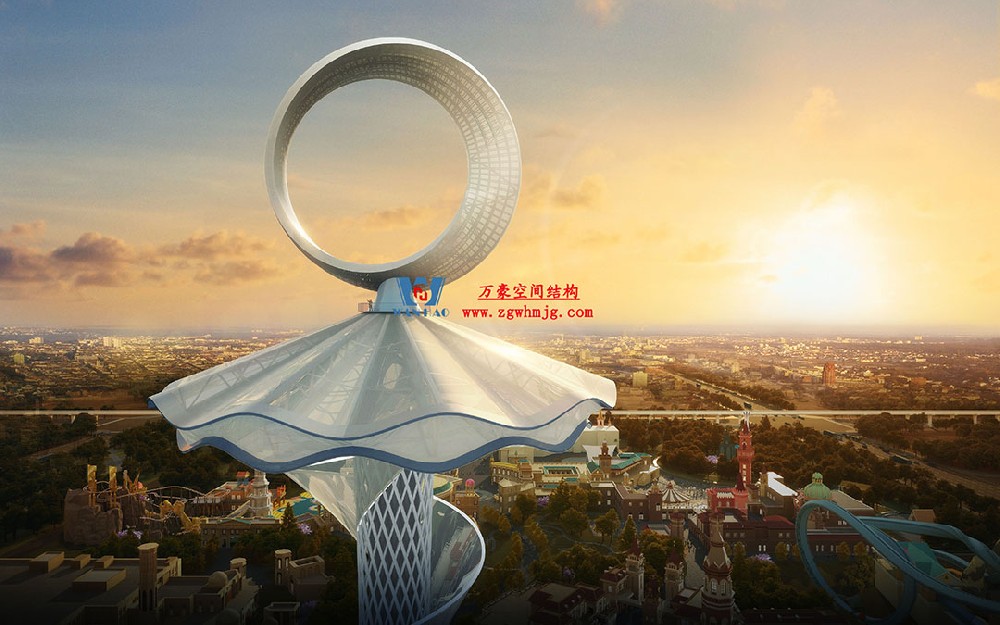 ETFE膜結(jié)構(gòu)地標(biāo)塔—以愛(ài)之名，點(diǎn)亮絲路歡樂(lè)世界