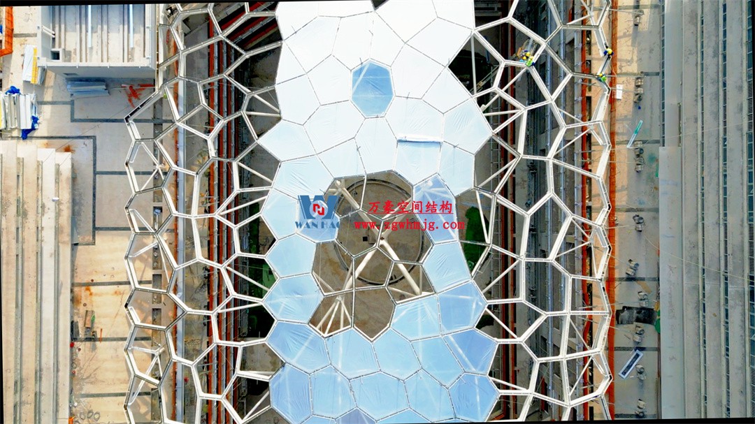 浙江萬豪空間結(jié)構(gòu)集團(tuán)有限公司安吉云安里項目膜結(jié)構(gòu)工程進(jìn)展報告