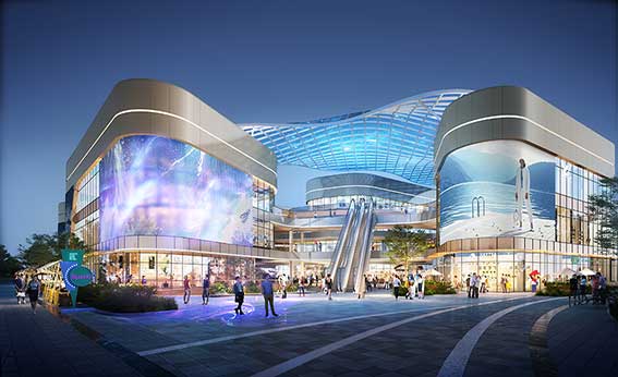 石家莊太河片區40-44號ETFE天幕