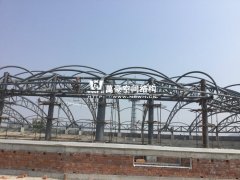 橫店夢幻谷海豚館鋼膜結構