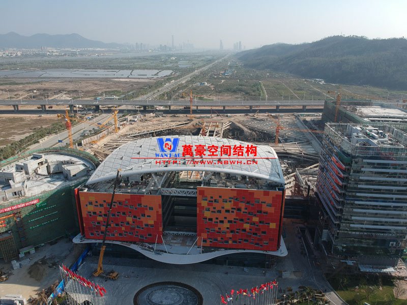 橫琴國際科技中心屋頂張拉膜結構
